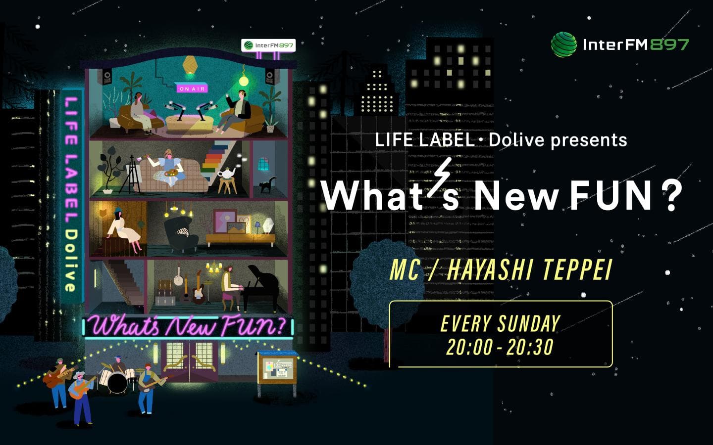 LIFE LABEL・Dolive presents What's New FUN?のヘッダー画像