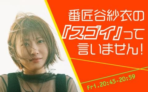 番匠谷紗衣の「スゴイ」って言いません!のヘッダー画像
