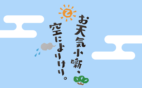 お天気小噺、空によりけり。のヘッダー画像