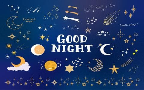 おやすみなさいのヘッダー画像