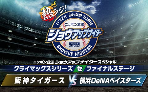 ショウアップナイタースペシャル　クライマックスシリーズ セ　ファイナルステージ第1戦　阪神×DeNA