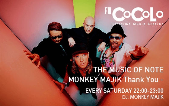 THE MUSIC OF NOTE - MONKEY MAJIK Thank You -のヘッダー画像