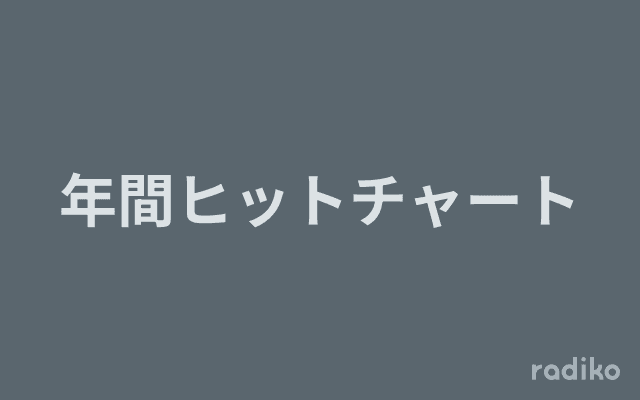 年間ヒットチャートのヘッダー画像