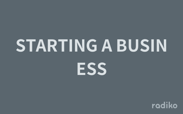 STARTING A BUSINESSのヘッダー画像