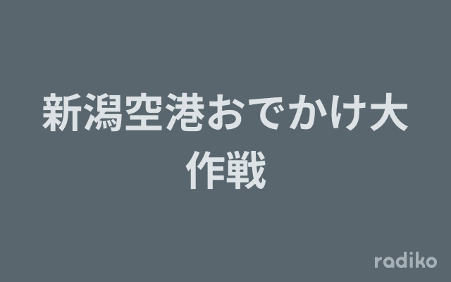 新潟空港おでかけ大作戦のヘッダー画像