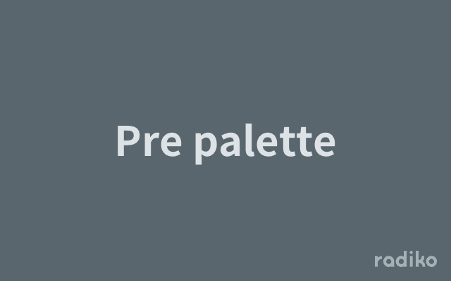 Pre paletteのヘッダー画像