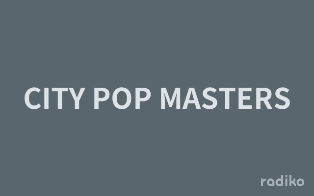 CITY POP MASTERSのヘッダー画像