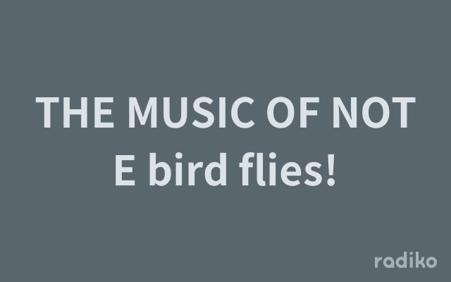 THE MUSIC OF NOTE bird flies!のヘッダー画像