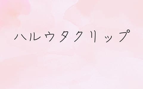 ハルウタクリップ