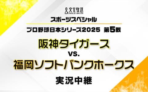 文化放送スポーツスペシャル プロ野球日本シリーズのヘッダー画像