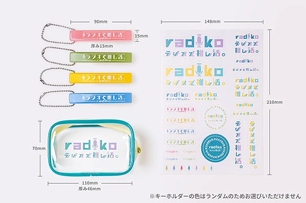 「ラジオで推し活。」オリジナルグッズ詰め合わせ